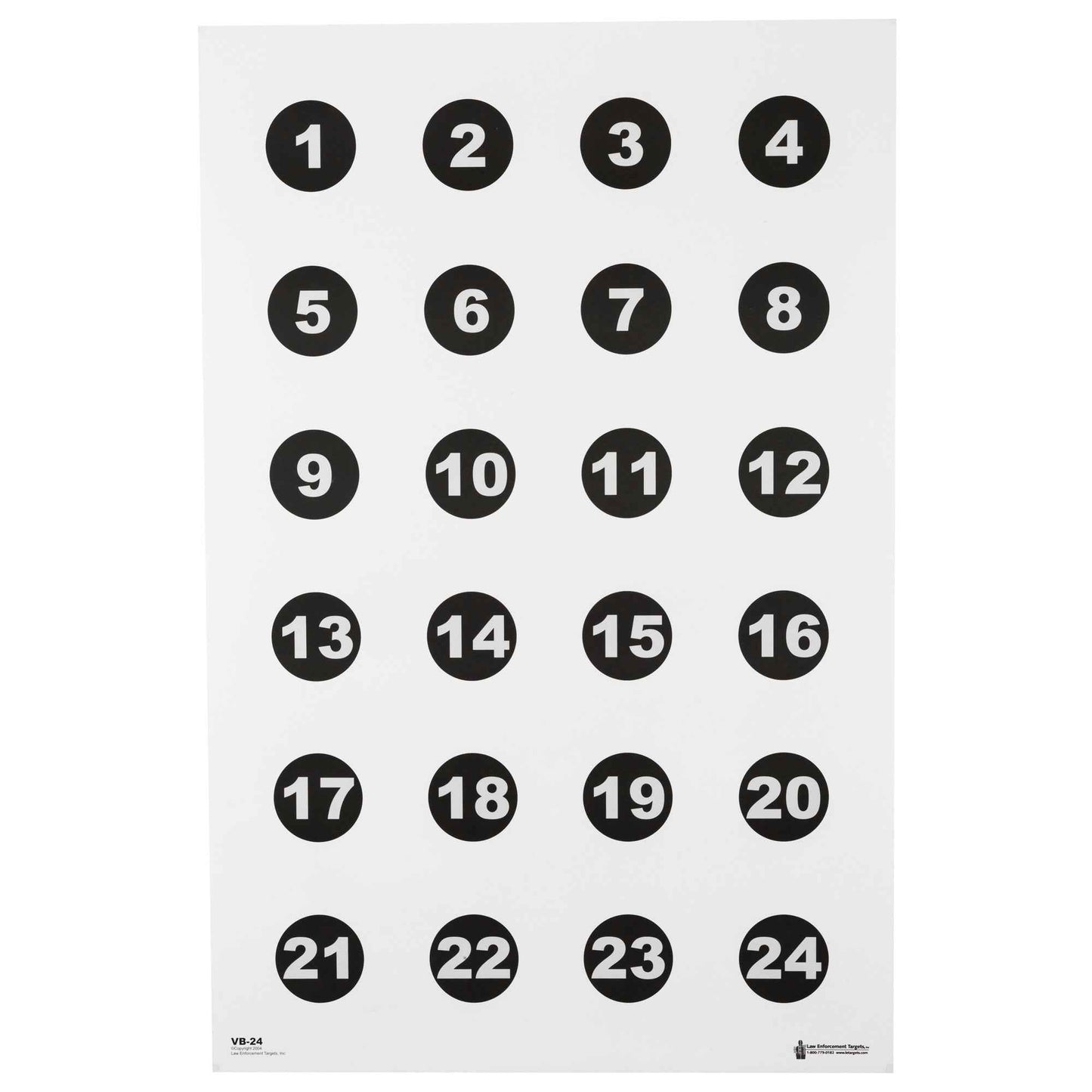 Training Paper Targets — The Same Targets We Use on the Line