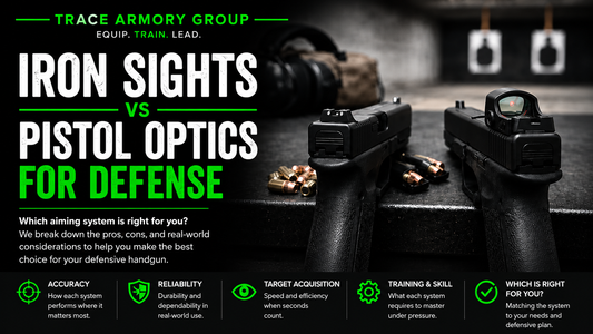 Iron Sights vs Pistol Optics for Defense
