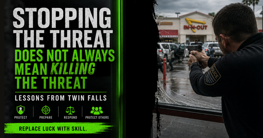 Stopping the Threat Does Not Always Mean Killing the Threat: Lessons From Twin Falls