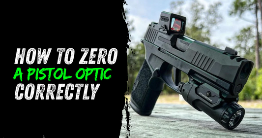 How to Zero "Sight-In" a Pistol Optic Correctly