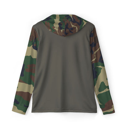 Camo Performance Warmup Hoodie — Men's Lightweight Athletic Pullover