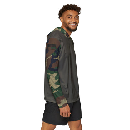 Camo Performance Warmup Hoodie — Men's Lightweight Athletic Pullover