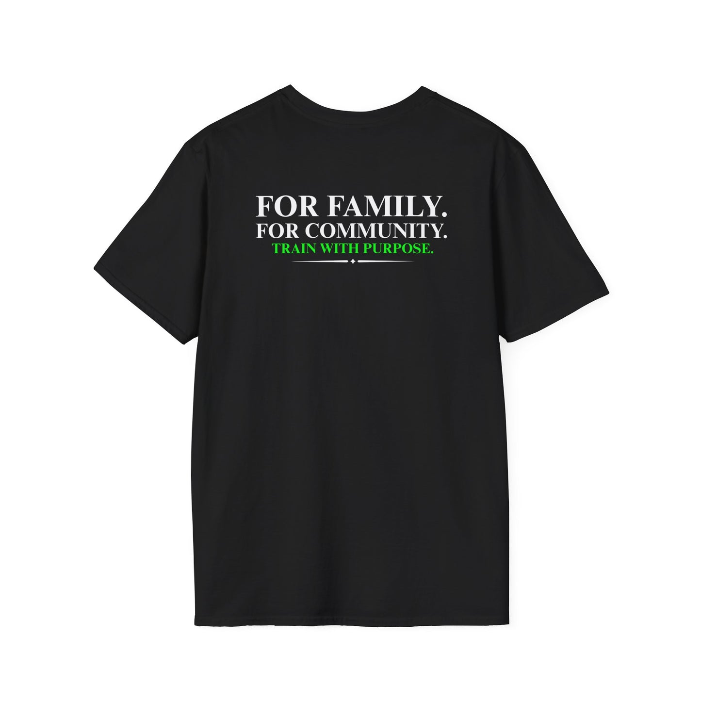 2026 T-shirt | For Family. For Community. Train With Purpose.